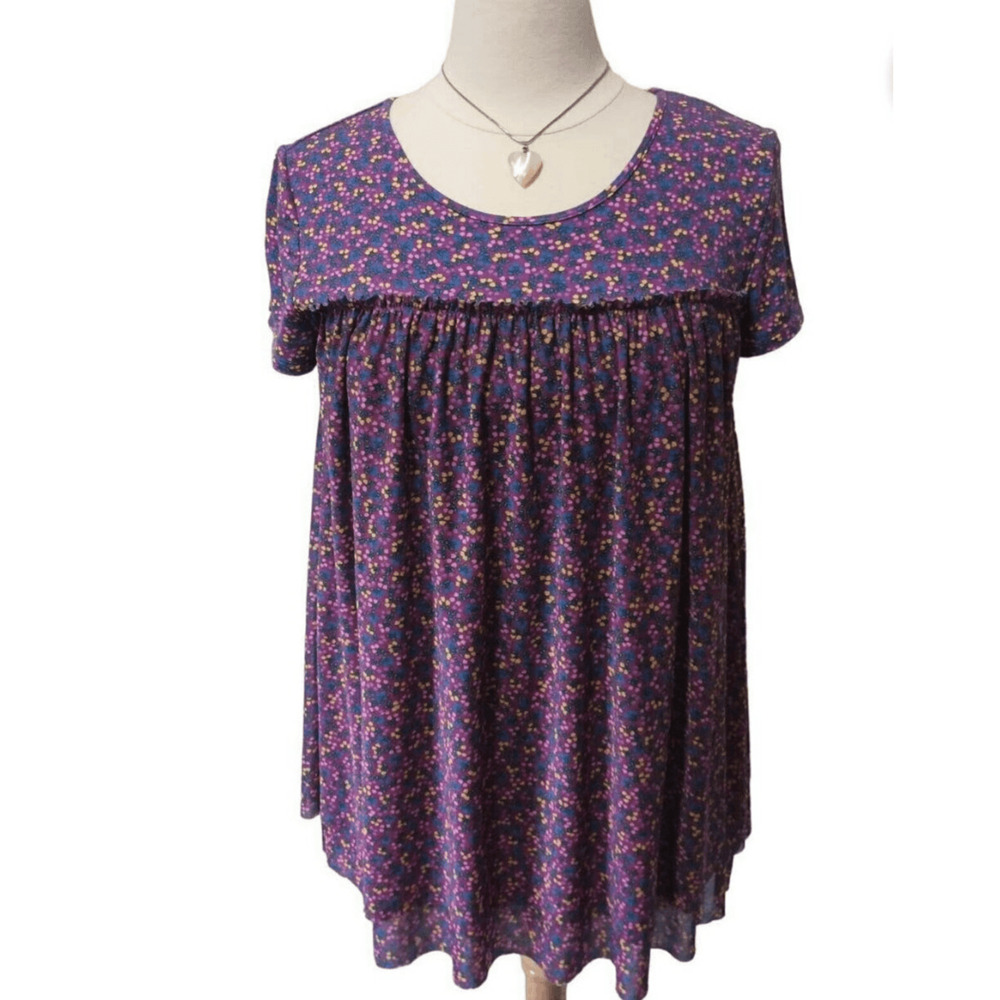 Matilda Jane Walking On a Cloud Top S Bloomcore KidCore Short Sleeve